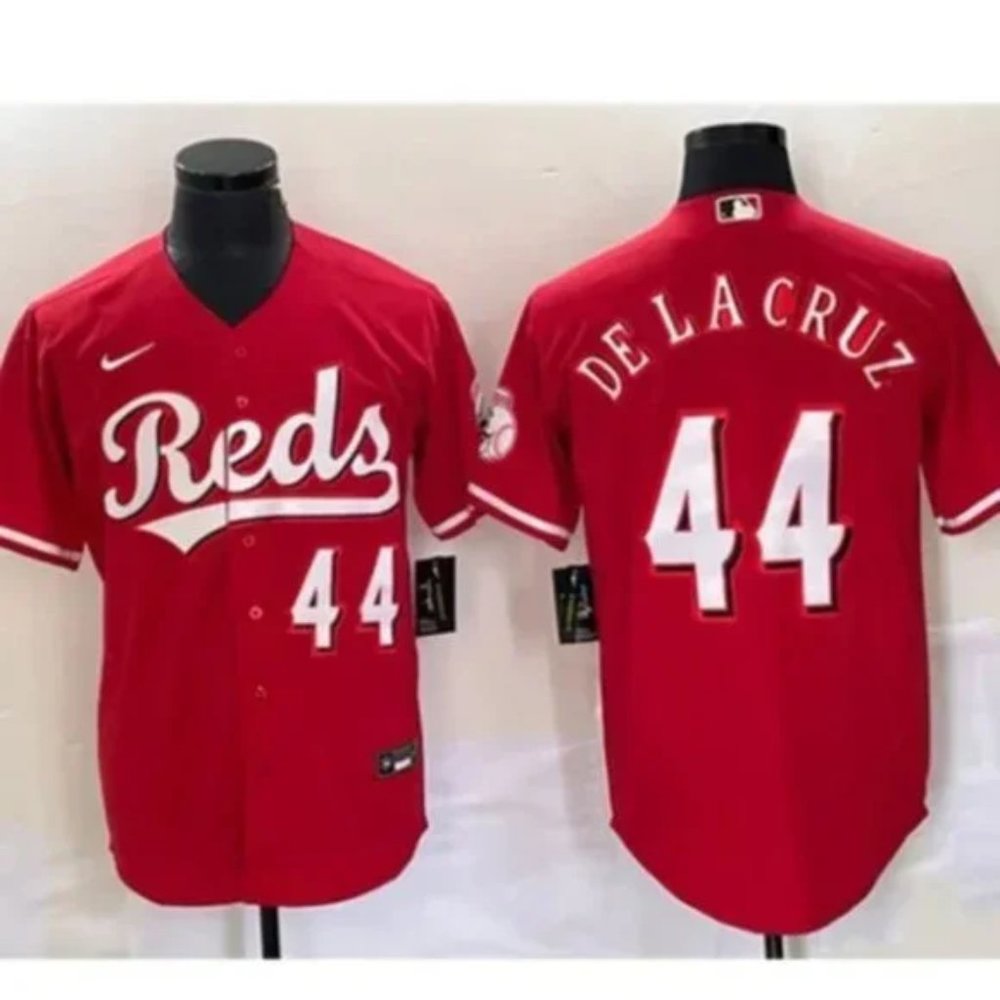 Youth Cincinnati Reds Elly De La Cruz Red Jersey